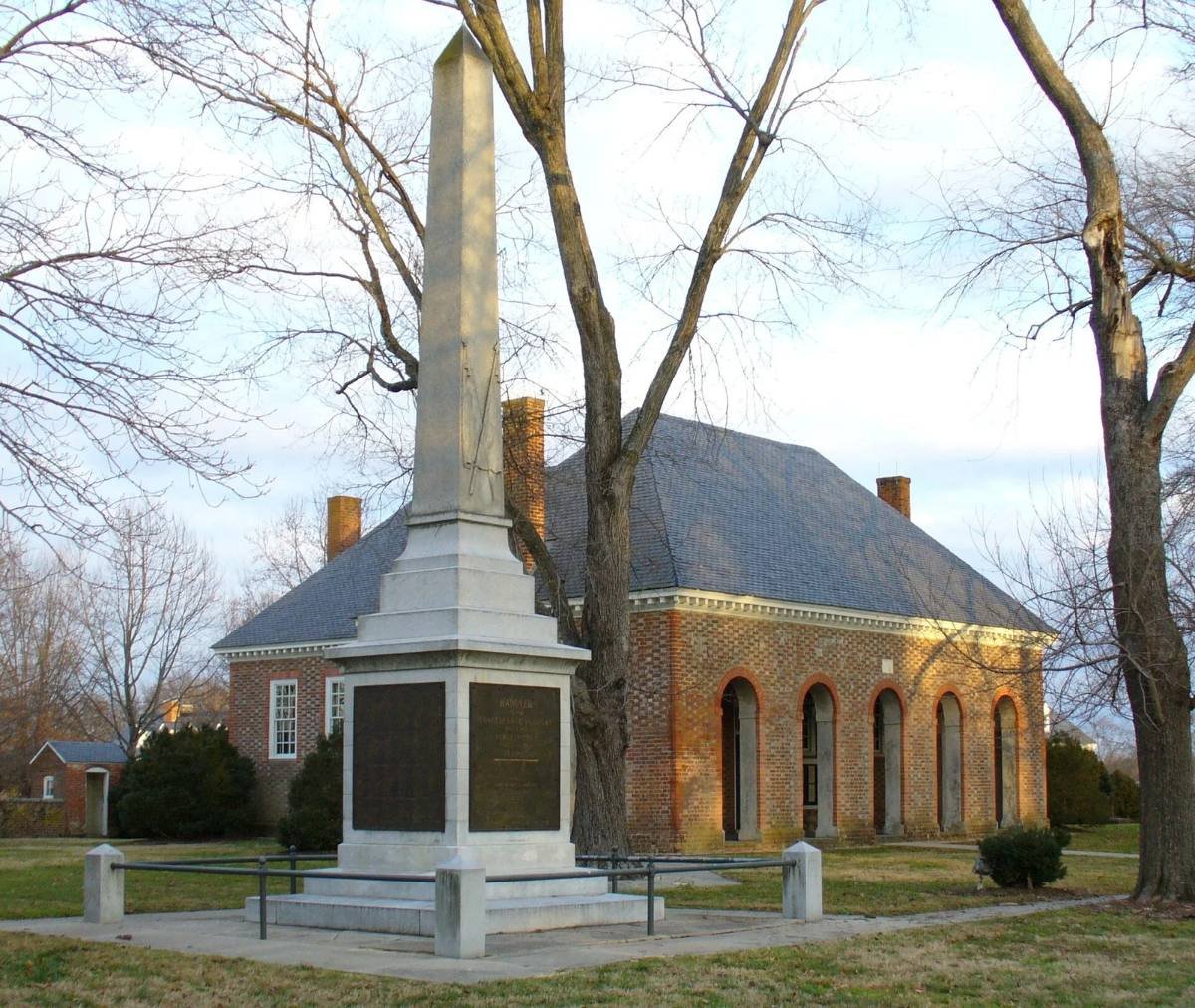 Historic Hanover County Courthouse near Mechanicsville, Virginia